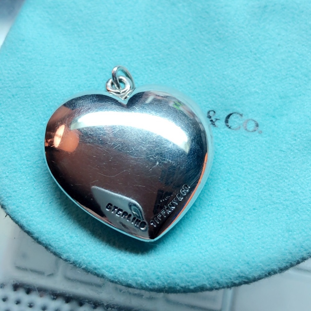 RARE Tiffany & Co. Vintage Puffy Heart Pendant